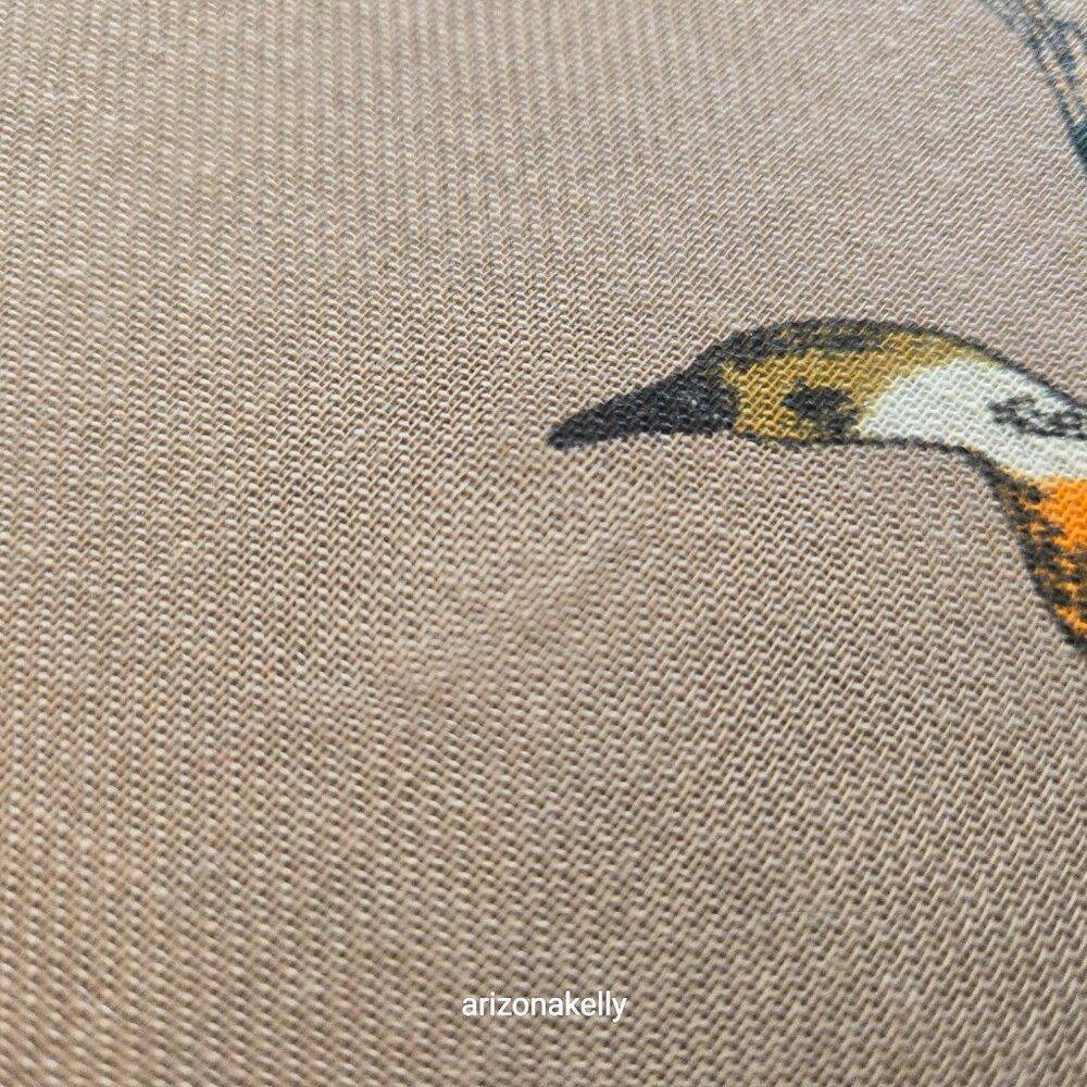 Large Square Scarf With Ducks Waterfowl Game Birds - Picture 16 of 16
